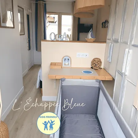 L'échappée Bleue, Maison à 200m De La Pour Et Travail Casa de Férias
