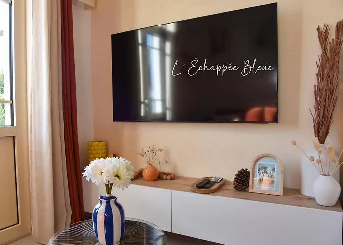 Nyaraló L'echappee Bleue, Maison En Bord De Pour Et Travail *