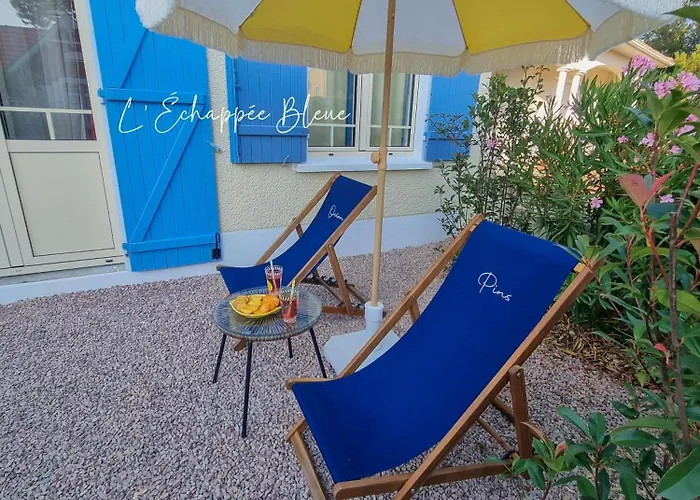 Nyaraló L'echappee Bleue, Maison En Bord De Pour Et Travail *